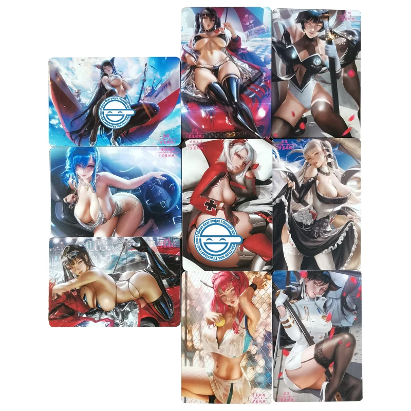 Diy Self Made 9Pcs/set Azur Lane Kawaii Collection Card Refraction Color Flash Craft Anime Peripheral Cards Gift Toy
Diy Self Made 9Pcs/set Azur Lane Kawaii Collection Card Refraction Color Flash Craft Anime Peripheral Cards Gift Toy