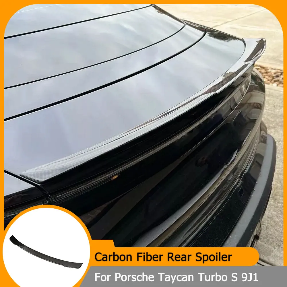 Carbon Fiber Rear Trunk Spoiler for Porsche Taycan Turbo S 9J1 Sedan 2019-2024 Rear Spoiler Rear Trunk Lid Spoiler Wing
Carbon Fiber Rear Trunk Spoiler for Porsche Taycan Turbo S 9J1 Sedan 2019-2024 Rear Spoiler Rear Trunk Lid Spoiler Wing