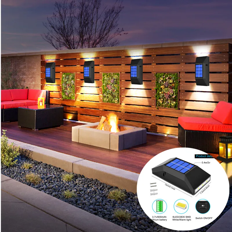 Outdoor Solar Garden Light Waterproof Garden Light Solar Powered Wall Lamps LED Garden Outdoor Solar Lamp for Fence Garden Decor
Outdoor Solar Garden Light Waterproof Garden Light Solar Powered Wall Lamps LED Garden Outdoor Solar Lamp for Fence Garden Decor