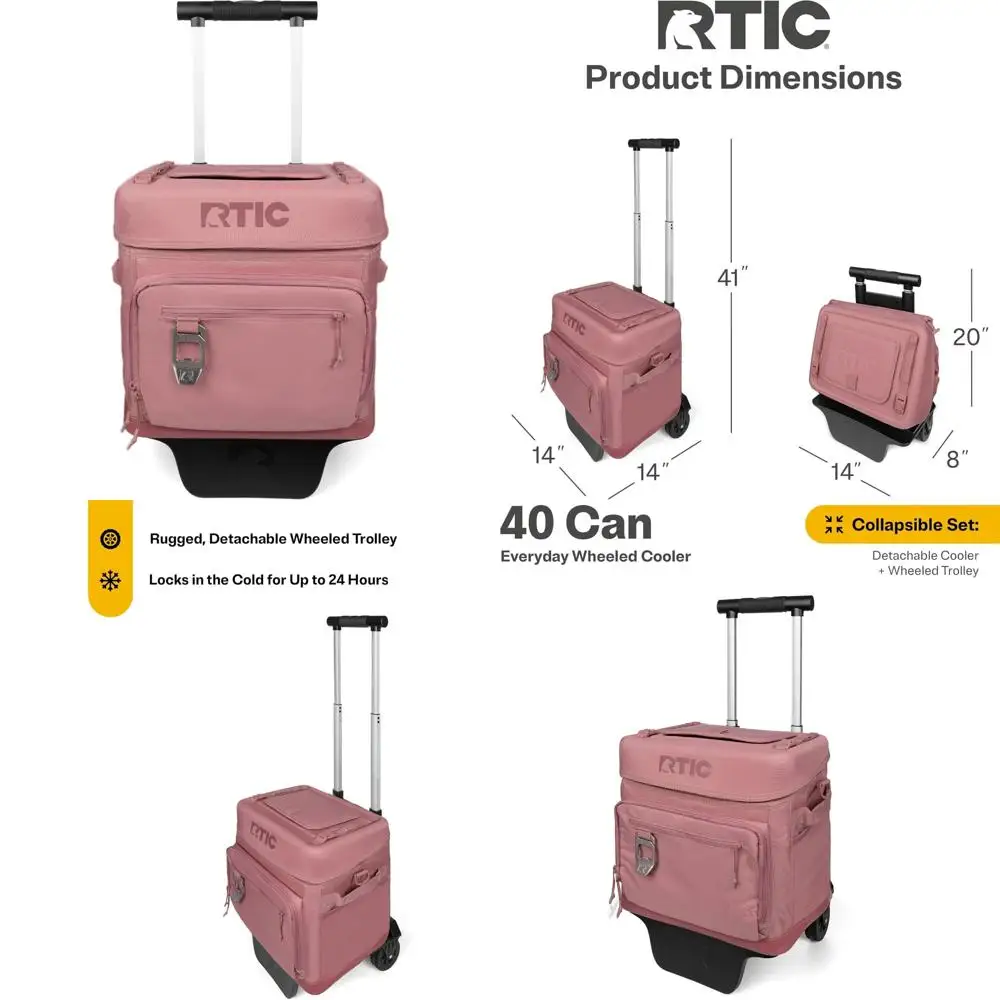 Portable Rolling Collapsible Insulated Cooler Bag with Wheels for Outdoor Adventures and Everyday Use
Portable Rolling Collapsible Insulated Cooler Bag with Wheels for Outdoor Adventures and Everyday Use