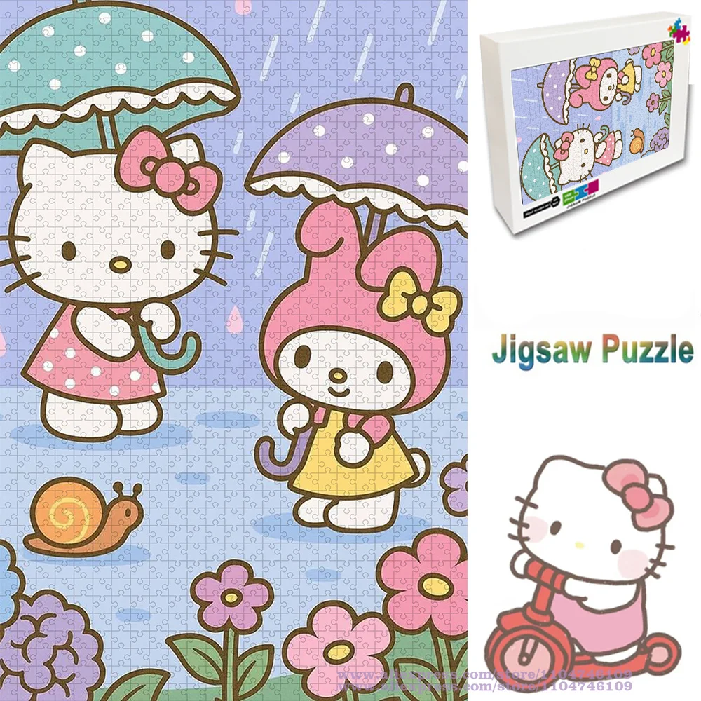 Sanrio Hello Kitty and My Melody Puzzle Jigsaw Cartoon Anime 108/200/300/500/1000/1500Pcs Intelligence Puzzles for Kids & Adults
Sanrio Hello Kitty and My Melody Puzzle Jigsaw Cartoon Anime 108/200/300/500/1000/1500Pcs Intelligence Puzzles for Kids & Adults