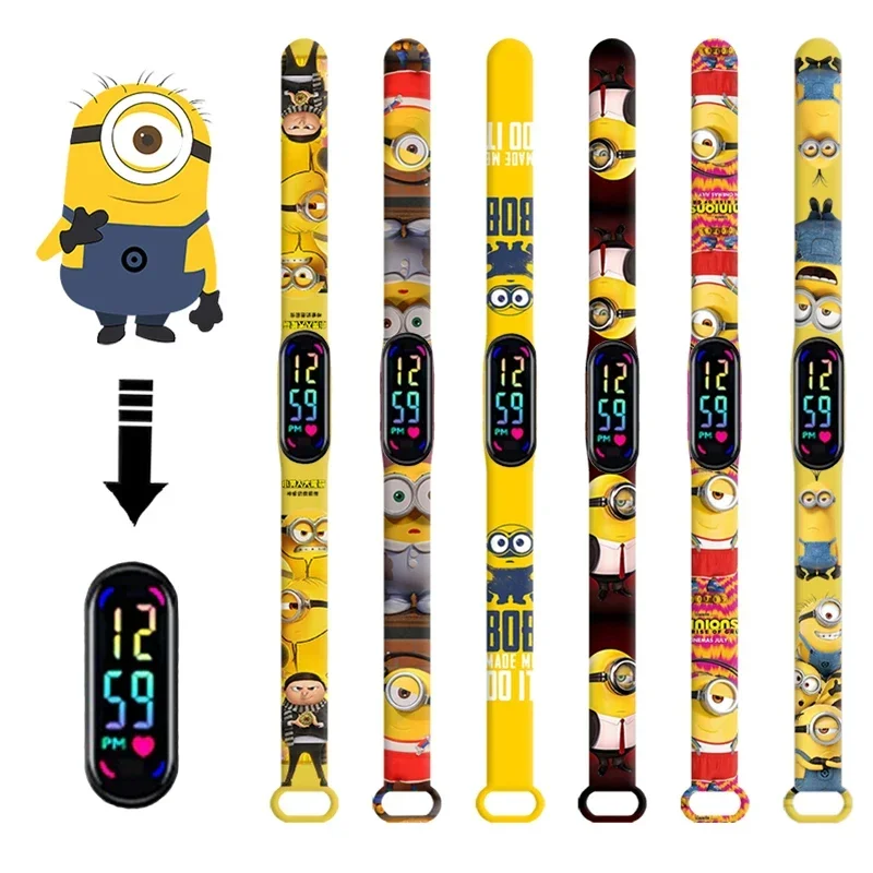 Minions Kids LED Watch Touch Screen Digital Wristwatch Cartoon Sports Electronic Watch for Children Boys Girls Gifts
Minions Kids LED Watch Touch Screen Digital Wristwatch Cartoon Sports Electronic Watch for Children Boys Girls Gifts