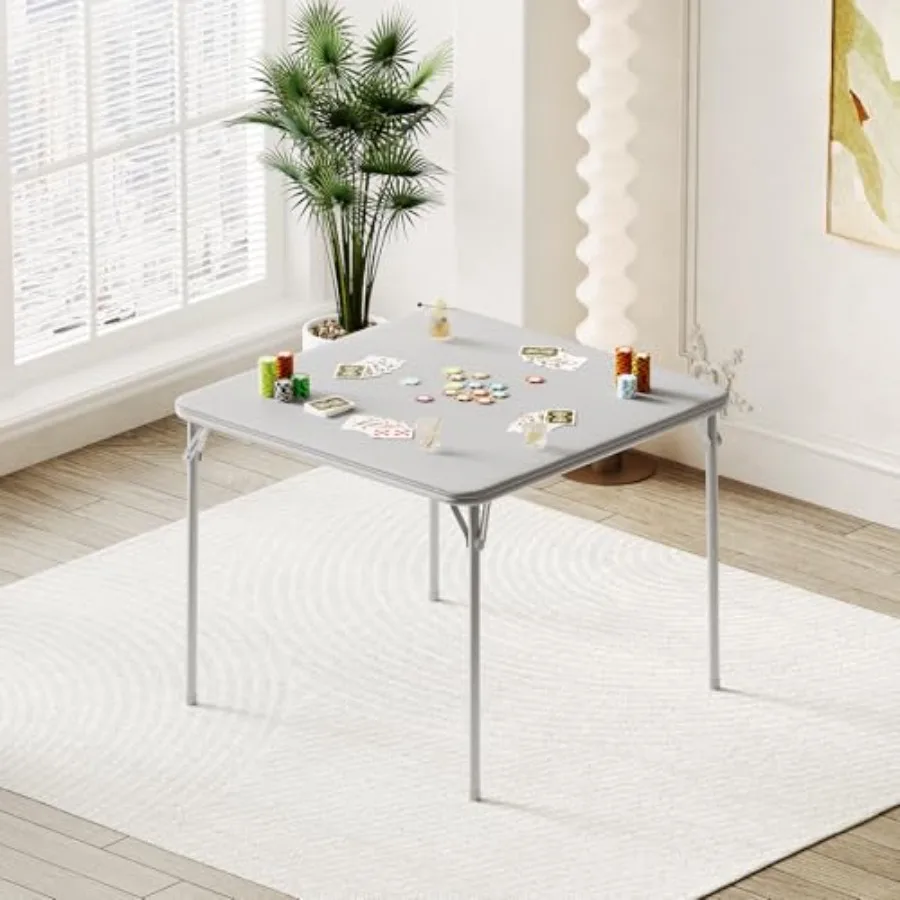 Folding Card Table, Portable Lightweight Foldable Table for Indoor Outdoor Use, Dining, Camping, Parties
Folding Card Table, Portable Lightweight Foldable Table for Indoor Outdoor Use, Dining, Camping, Parties