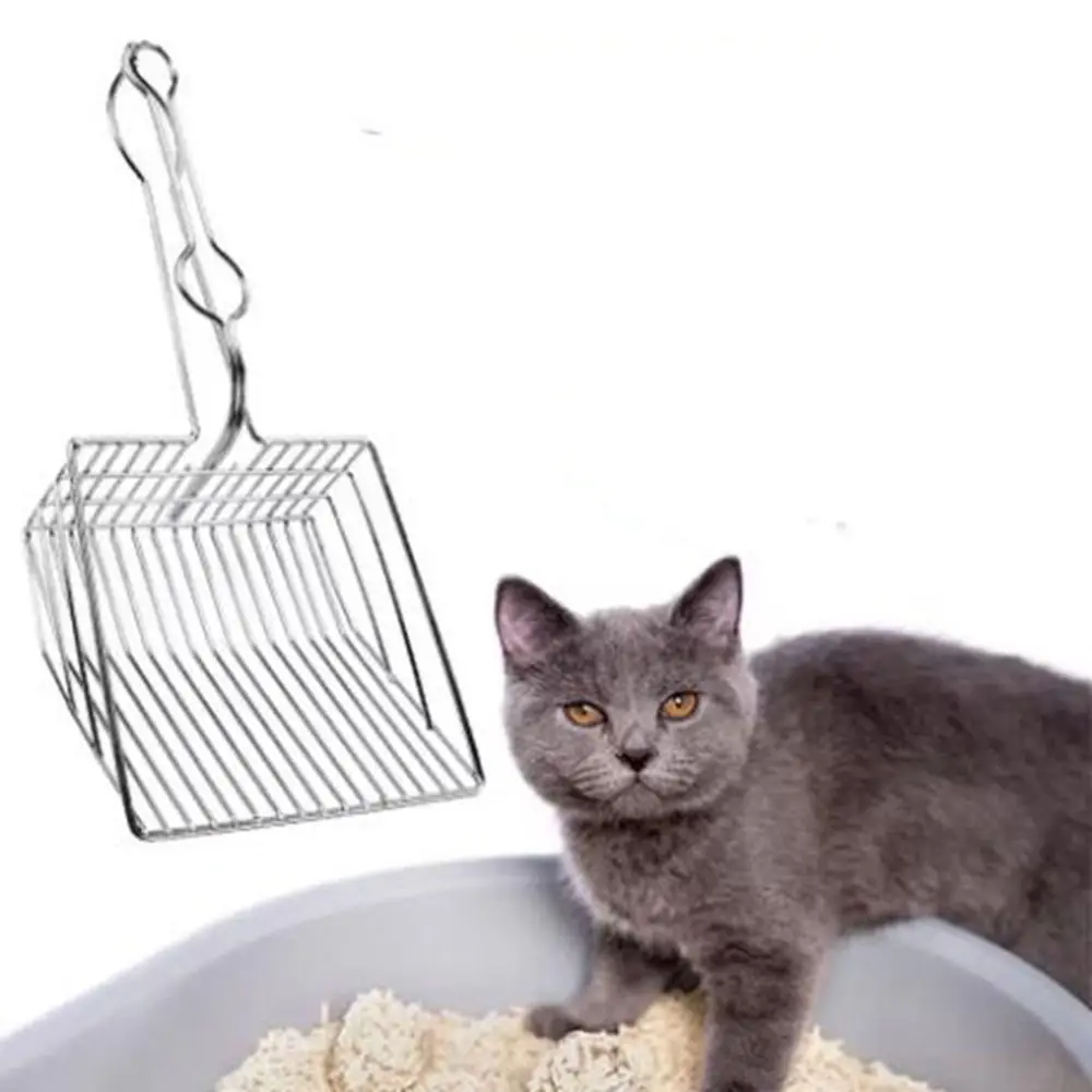 Multifunctional Metal Cat Litter Shovel Long Handle Large Cat Litter Scoop Fine Hole Reduce Dust Kitten Litter Sand Shovel Home
Multifunctional Metal Cat Litter Shovel Long Handle Large Cat Litter Scoop Fine Hole Reduce Dust Kitten Litter Sand Shovel Home