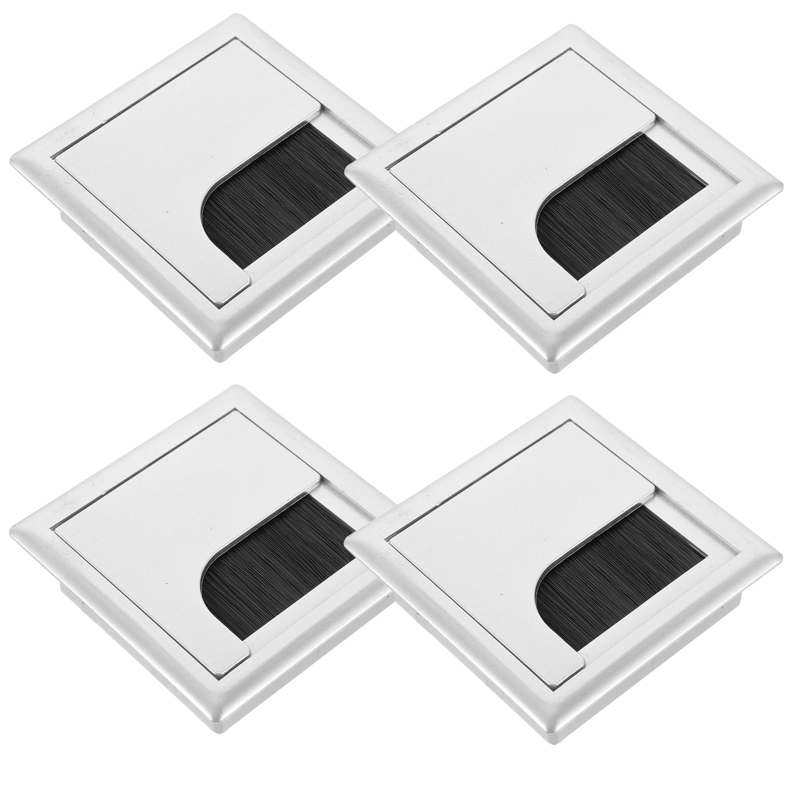 4pcs 4 Desk Wire Hole Covers ABS Plastic Cable Grommets Square Cord Pass Through Home Office Furniture Dust Proof Round Corner
4pcs 4 Desk Wire Hole Covers ABS Plastic Cable Grommets Square Cord Pass Through Home Office Furniture Dust Proof Round Corner