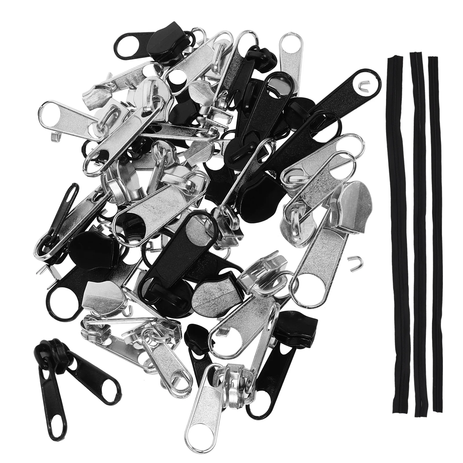 1Set Metal Zipper Slider Repair Kit Sturdy DIY Zipper Pulls Replacement for Suitcase Backpack Coat Handbag Luggage Accessories
1Set Metal Zipper Slider Repair Kit Sturdy DIY Zipper Pulls Replacement for Suitcase Backpack Coat Handbag Luggage Accessories