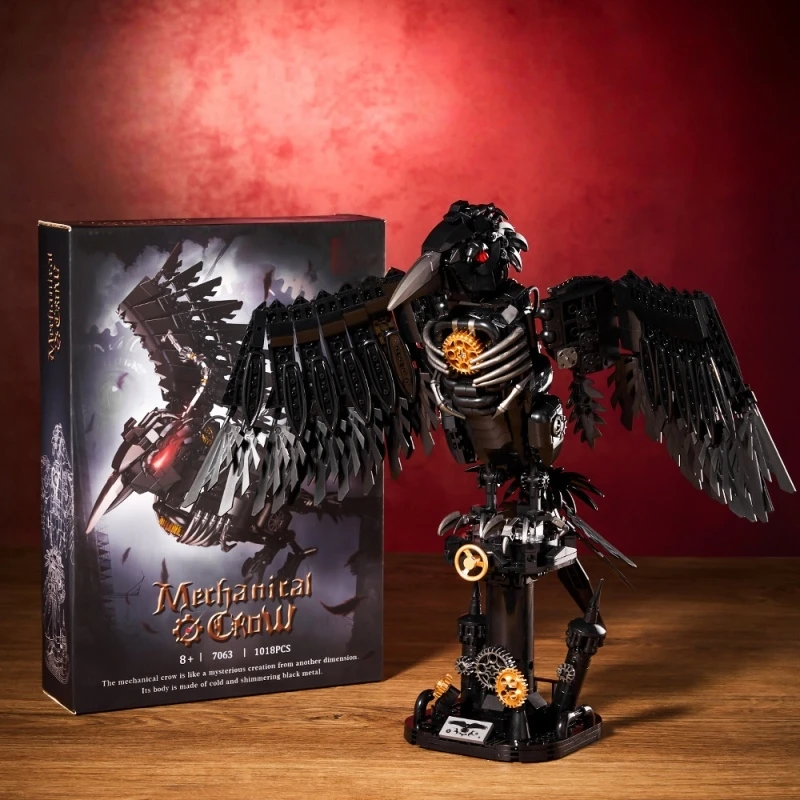 Mechanical Crow Building Blocks Cyberpunk Series Collection Model Ornaments Cool Children's Toys Educational Birthday Gifts
Mechanical Crow Building Blocks Cyberpunk Series Collection Model Ornaments Cool Children's Toys Educational Birthday Gifts