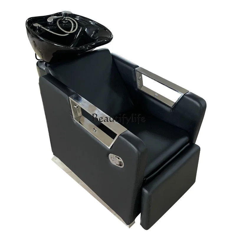 Hair Saloon Dedicated Lying Half Shampoo Flushing Bed Affordable Luxury Style Multi-Functional High-End Shampoo Chair
Hair Saloon Dedicated Lying Half Shampoo Flushing Bed Affordable Luxury Style Multi-Functional High-End Shampoo Chair