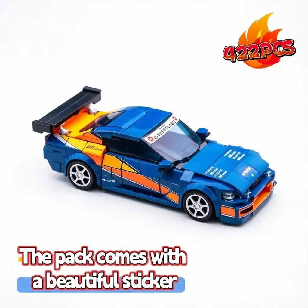 Конструктор MOC S15 City Champions Car (422 детали) - креативный подарок на день рождения/Рождество для мальчиков 244514
Конструктор MOC S15 City Champions Car (422 детали) - креативный подарок на день рождения/Рождество для мальчиков 244514