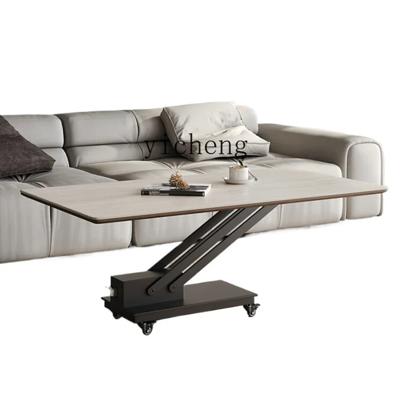 XL multi-functional lifting coffee table imported travertine rock slab household coffee table dining table
XL multi-functional lifting coffee table imported travertine rock slab household coffee table dining table