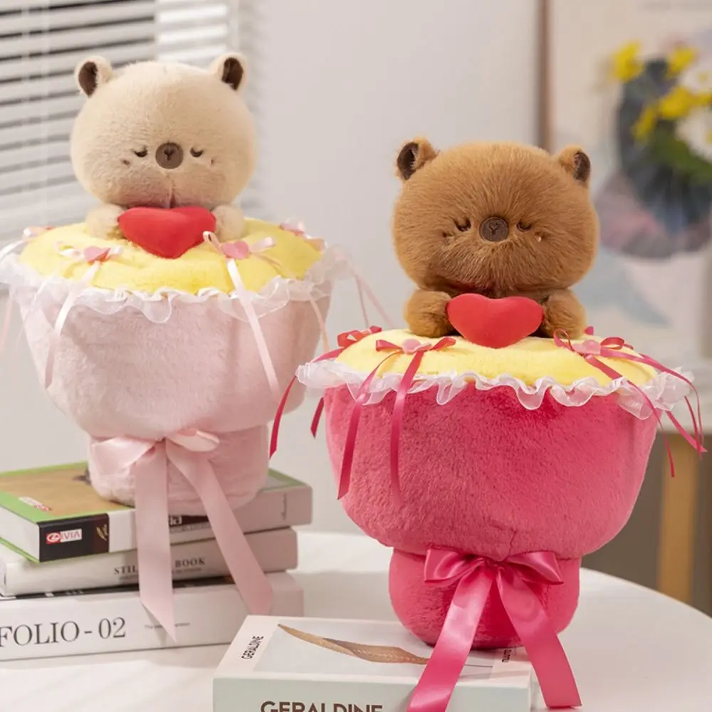 Cartoon Animal Capybara Plush Bouquet Cute Soft Panda Bouquet Plush Toys 40cm Handmade Animal Bridal Bouquet Girlfriends
Cartoon Animal Capybara Plush Bouquet Cute Soft Panda Bouquet Plush Toys 40cm Handmade Animal Bridal Bouquet Girlfriends