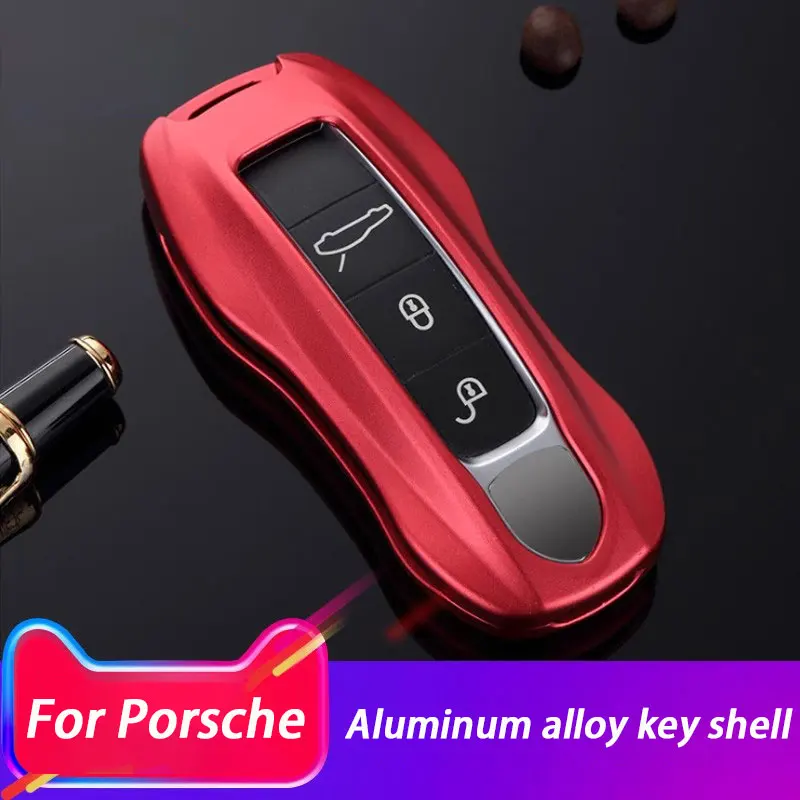 Aluminum Alloy Car Key Case Shell Key Cover For Porsche Cayenne Panamera 2018-2024 911 Taycan Protective Accessory
Aluminum Alloy Car Key Case Shell Key Cover For Porsche Cayenne Panamera 2018-2024 911 Taycan Protective Accessory