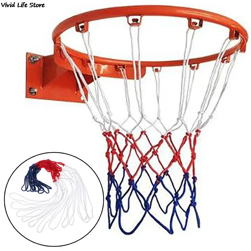 Nylon Thread Basketball Rim Mesh Net Standard Sports Basketball Net Outdoor Sports Basketball Net Basketball Supplies
Nylon Thread Basketball Rim Mesh Net Standard Sports Basketball Net Outdoor Sports Basketball Net Basketball Supplies