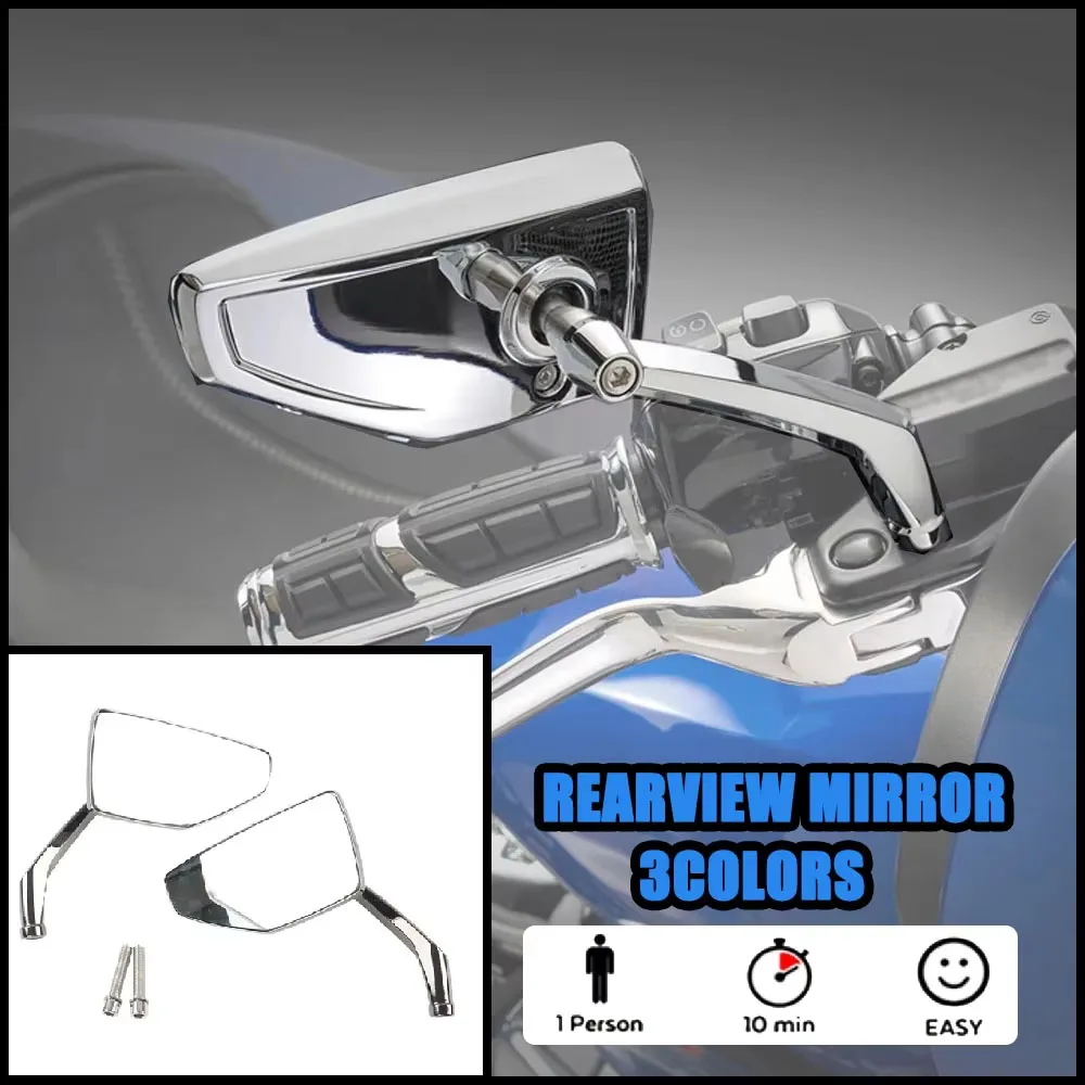New Motorcycle Rearview Mirror Convex Chrome Black Suitable For Harley Electra Glide CVO Street Glide Road Glide 2023 2024 2025
New Motorcycle Rearview Mirror Convex Chrome Black Suitable For Harley Electra Glide CVO Street Glide Road Glide 2023 2024 2025