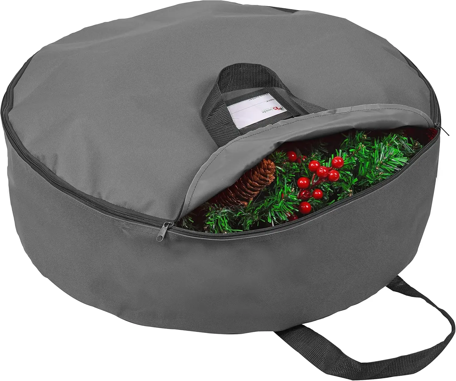 Heavy Duty Christmas Wreath Storage Bag 24" with Handles - Durable 600D Oxford Polyester for Holiday Garland Containers
Heavy Duty Christmas Wreath Storage Bag 24" with Handles - Durable 600D Oxford Polyester for Holiday Garland Containers