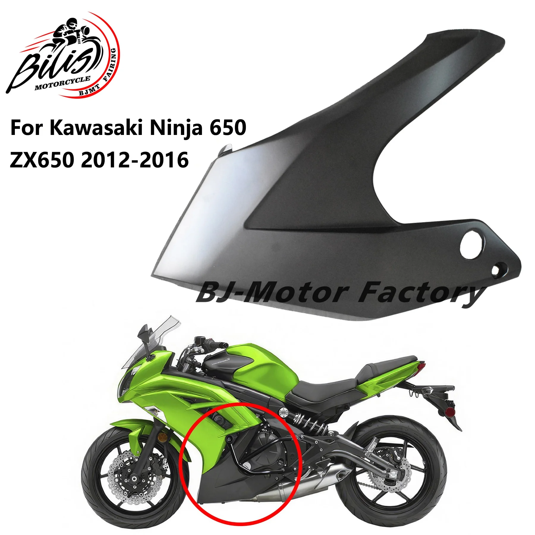Motorcycle Lower Side Fairing for KAWASAKI Ninja650 ZX650 2012-2016 Injection ABS Plastic Shell Kit
Motorcycle Lower Side Fairing for KAWASAKI Ninja650 ZX650 2012-2016 Injection ABS Plastic Shell Kit