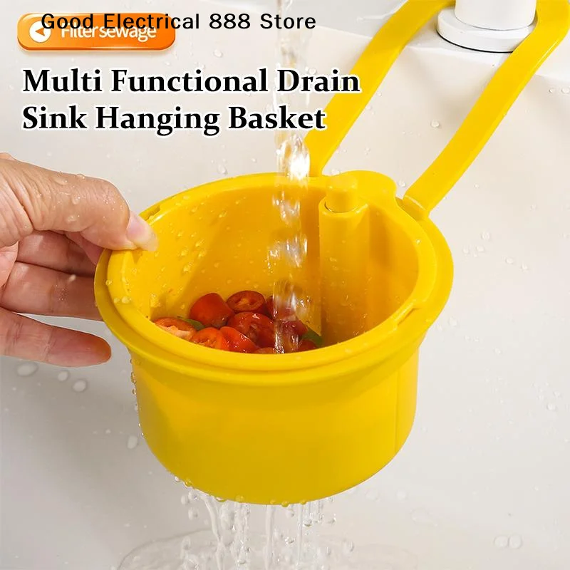 【GE】Creative Sink Hanging Strainer Basket Openable Bottom Cover Detachable Kitchen Garbage Filter Multifunctional Quickly Drain
【GE】Creative Sink Hanging Strainer Basket Openable Bottom Cover Detachable Kitchen Garbage Filter Multifunctional Quickly Drain
