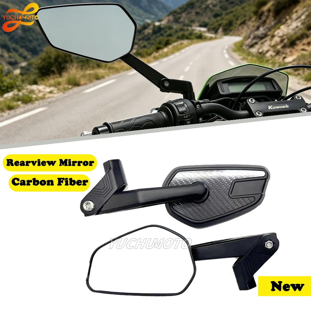 Carbon Fiber Aluminum Alloy New For KLX230SM KLX300SM Motorcycle Mirrors Carbon Fiber Aluminum Alloy Rotatable Rearview Mirrors
Carbon Fiber Aluminum Alloy New For KLX230SM KLX300SM Motorcycle Mirrors Carbon Fiber Aluminum Alloy Rotatable Rearview Mirrors
