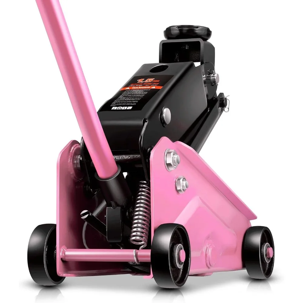 1.5 Ton Floor Jack, Heavy Duty Steel Hydraulic Car Jack with Single Piston Quick Lift Pump, Hydraulic Racing Floor Jack, Liftin
1.5 Ton Floor Jack, Heavy Duty Steel Hydraulic Car Jack with Single Piston Quick Lift Pump, Hydraulic Racing Floor Jack, Liftin