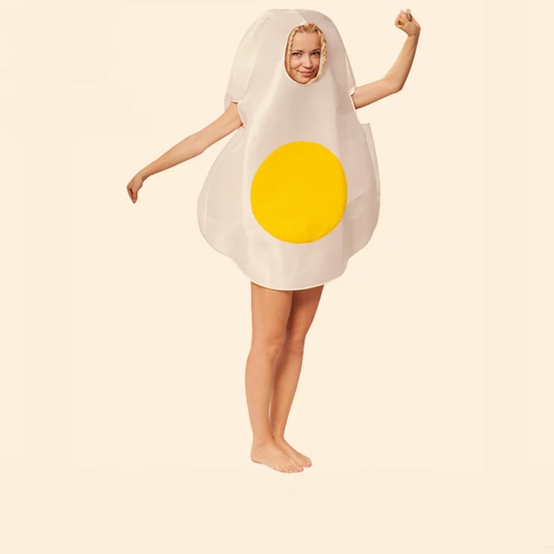 Halloween Fun Food Costumes for Adult Men and Women Couples Poached Egg Bacon Amusement Park Party Costumes
Halloween Fun Food Costumes for Adult Men and Women Couples Poached Egg Bacon Amusement Park Party Costumes