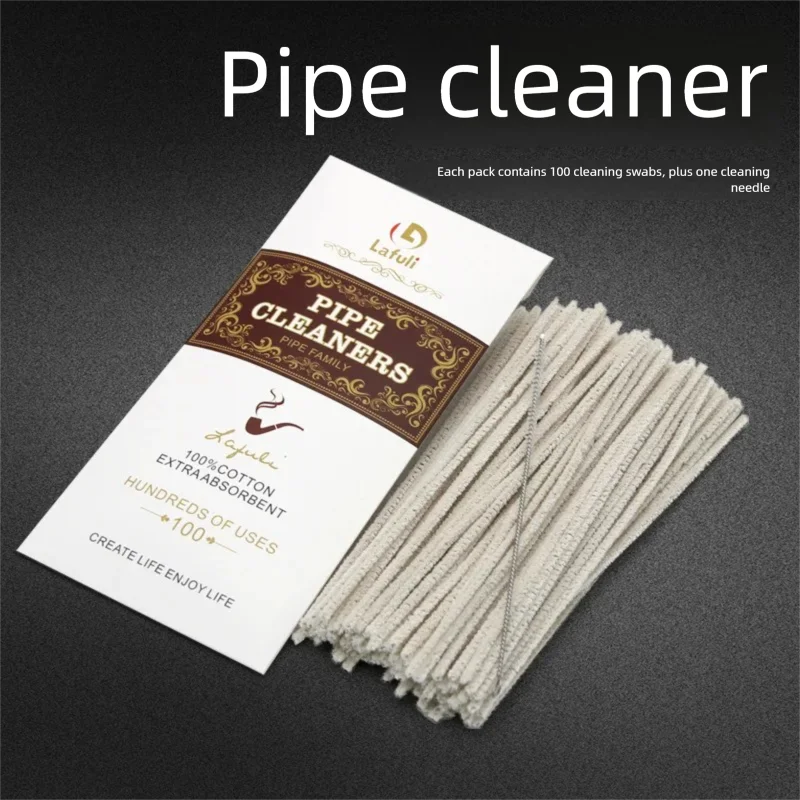 Pipe Cleaners Stainless Steel Hardened 100-Pack Cotton Lint-Resistant with Metal Rod 
Pipe Cleaners Stainless Steel Hardened 100-Pack Cotton Lint-Resistant with Metal Rod