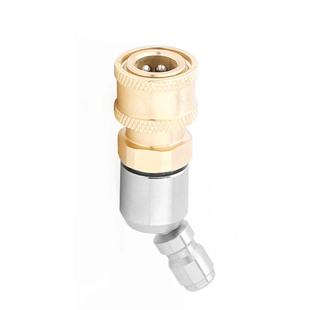 High Pressure Car Wash Nozzle 360 Degree Rotating Swivel With 1/4 Inch Quick Connect Fitting For Garden Cleaning Stainless Steel
High Pressure Car Wash Nozzle 360 Degree Rotating Swivel With 1/4 Inch Quick Connect Fitting For Garden Cleaning Stainless Steel