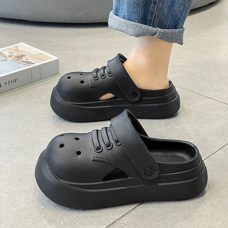 Women's Closed Toe Clogs Summer Outdoor Trendy All-match Hollow Out Sandals Slippers
Women's Closed Toe Clogs Summer Outdoor Trendy All-match Hollow Out Sandals Slippers
