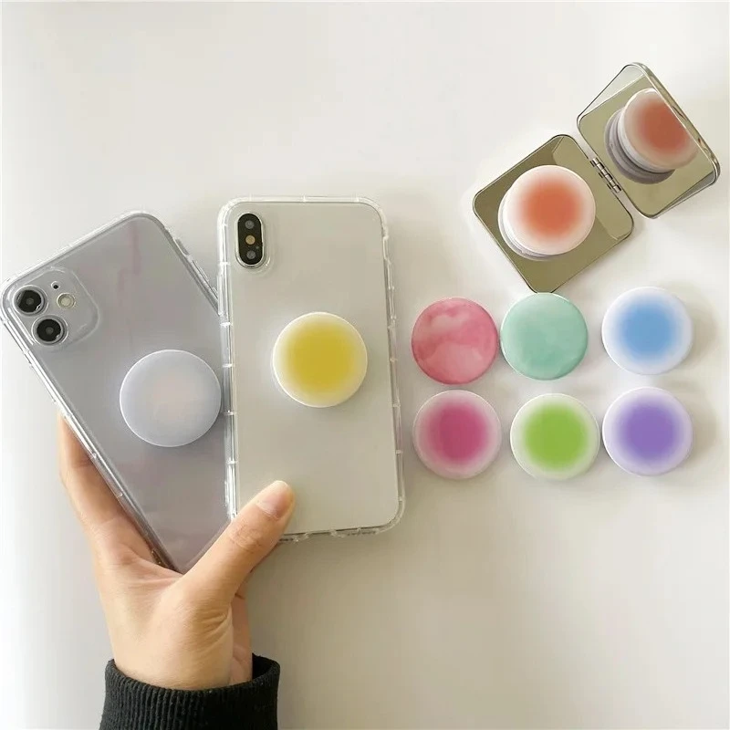 Korean Style Ins Creative Gradient Solid Color Glue Lazy Desktop Retractable Mobile Phone Air Bag Holder Ring Buckle Pop Sockets
Korean Style Ins Creative Gradient Solid Color Glue Lazy Desktop Retractable Mobile Phone Air Bag Holder Ring Buckle Pop Sockets