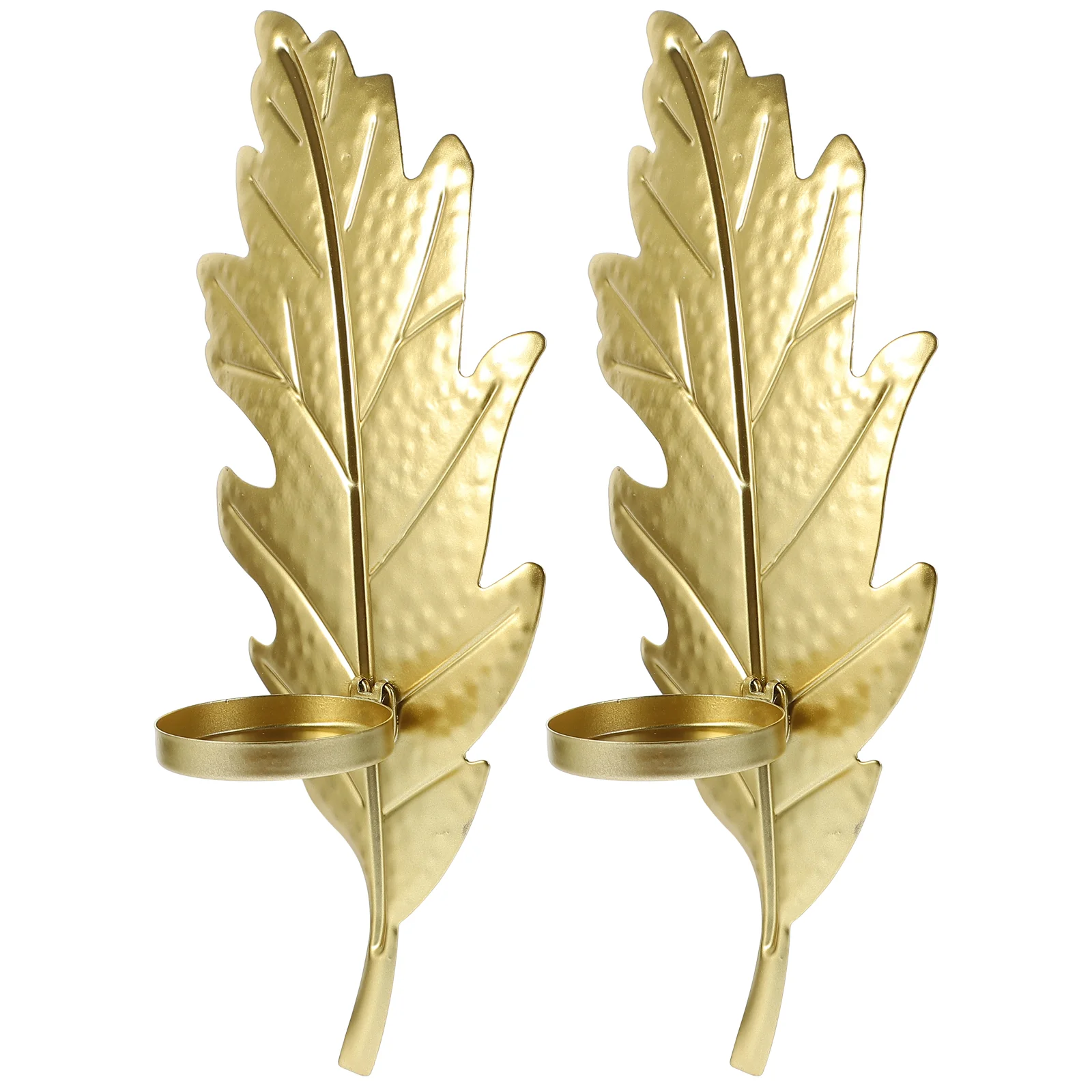 2pcs Wall Holders Metal Craft Wall Stand Candlestick Holder Leaf Shape Wall Holder
2pcs Wall Holders Metal Craft Wall Stand Candlestick Holder Leaf Shape Wall Holder