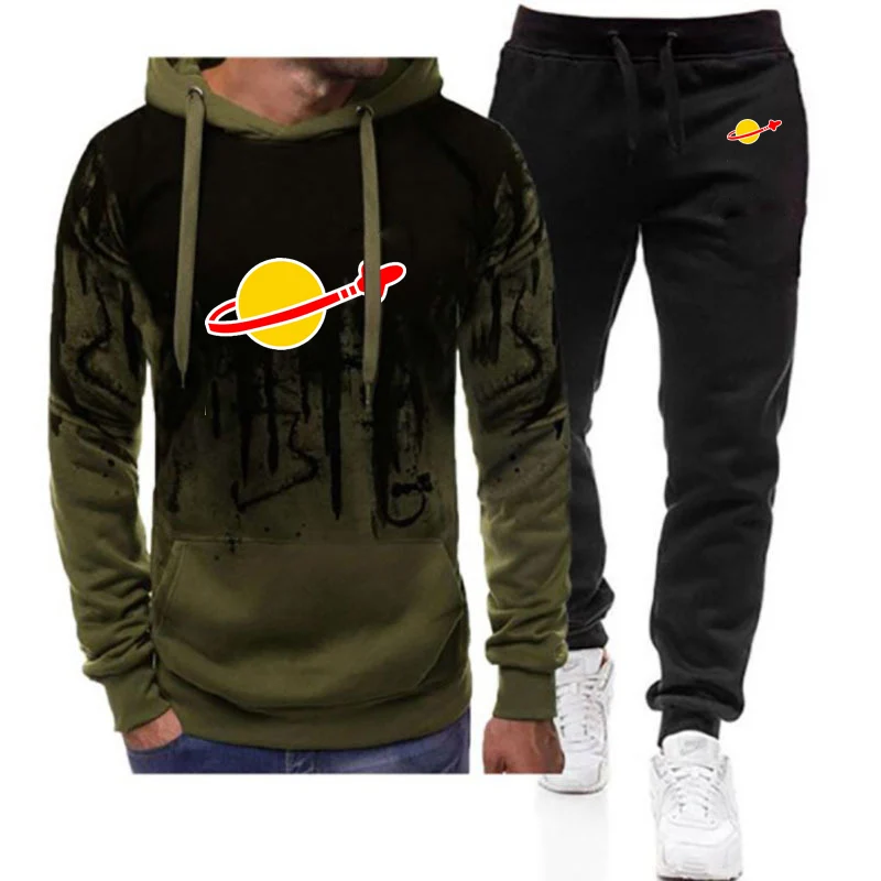 2025 Spring Autumn Classic Space Logo Logo Print Gradient Color Pullover Hooded Sweatshirt Daily Fitness Hoodies Pants Suits
2025 Spring Autumn Classic Space Logo Logo Print Gradient Color Pullover Hooded Sweatshirt Daily Fitness Hoodies Pants Suits