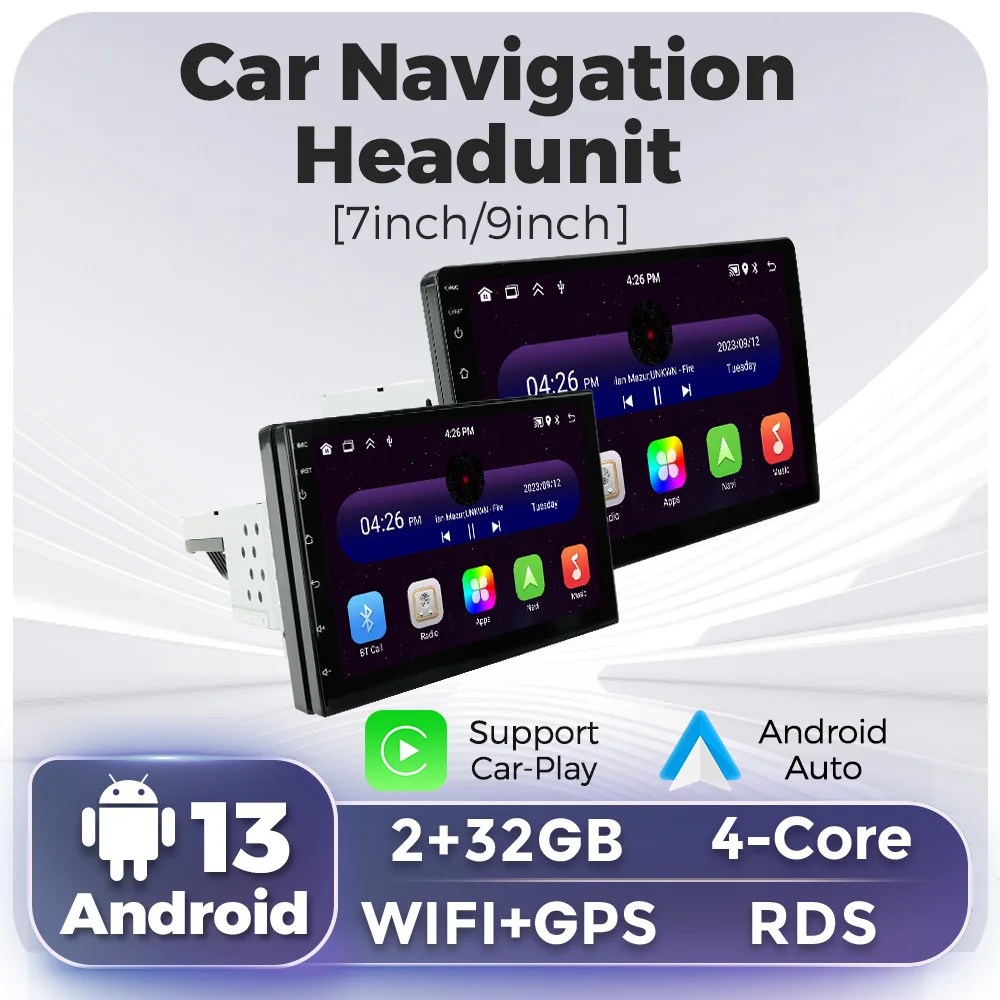 NaviFly Android 13 1DIN 7inch 9inch Car Radio GPS For Universal Navigation Head Unit Carplay Auto For Nissan Toyota KIA VW Ford
NaviFly Android 13 1DIN 7inch 9inch Car Radio GPS For Universal Navigation Head Unit Carplay Auto For Nissan Toyota KIA VW Ford