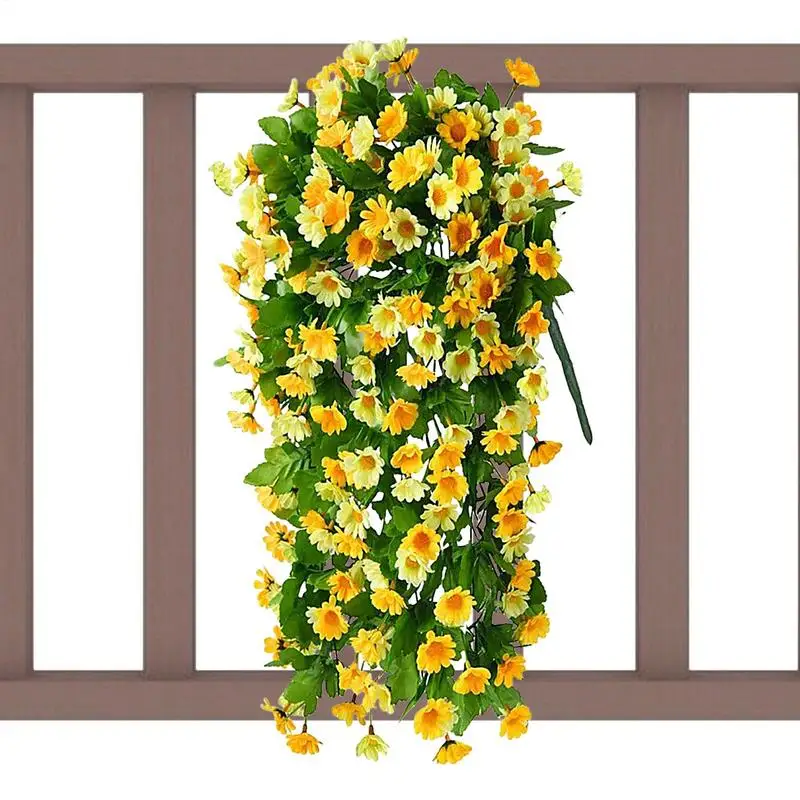 Fake Flowers Outdoor Artificial Flowers 19.69inches UV-Resistant Weatherproof Silk Greenery Realistic Plant Decor Rustic Daisy 
Fake Flowers Outdoor Artificial Flowers 19.69inches UV-Resistant Weatherproof Silk Greenery Realistic Plant Decor Rustic Daisy