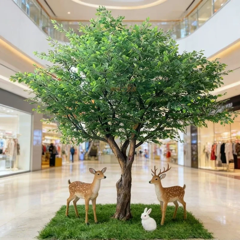 Simulated banyan large fake tree wishing tree indoor and outdoor landscaping bionic green plant decoration
Simulated banyan large fake tree wishing tree indoor and outdoor landscaping bionic green plant decoration