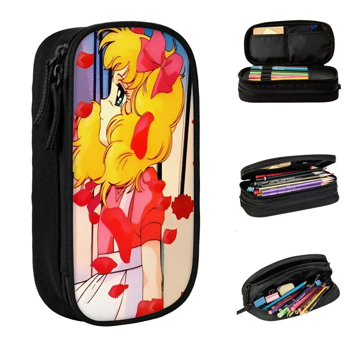 Candy Candy Anime Cartoon Pencil Case Pencilcases Pen Box for Student Big Capacity Bags Students School Zipper Stationery
Candy Candy Anime Cartoon Pencil Case Pencilcases Pen Box for Student Big Capacity Bags Students School Zipper Stationery