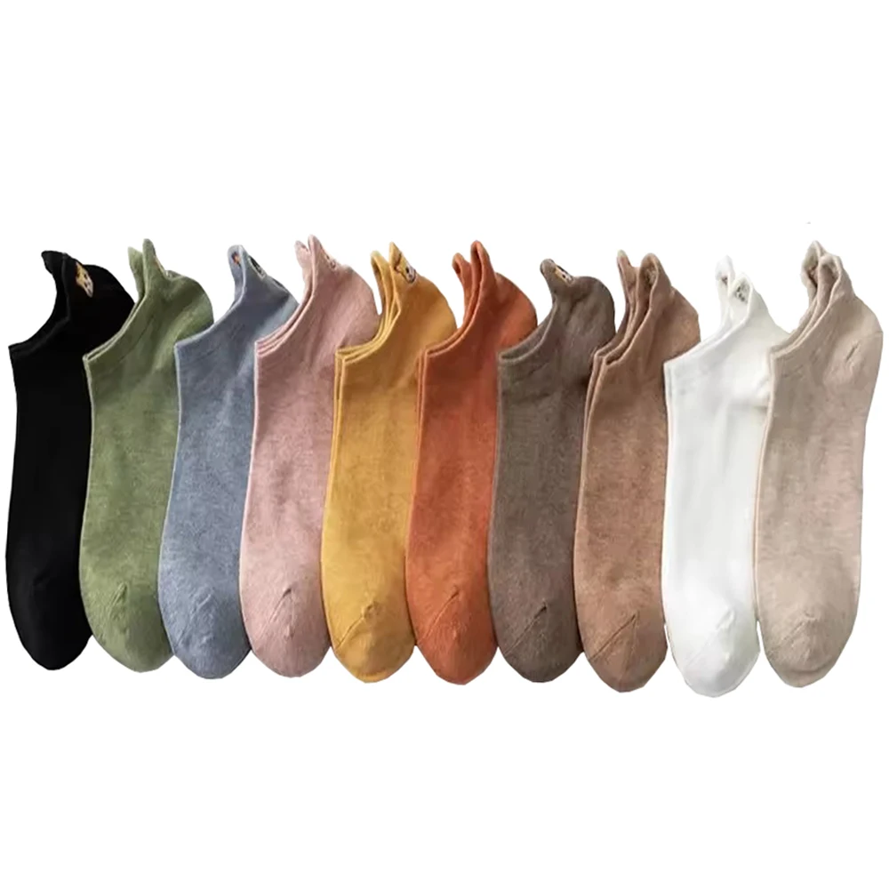 5/10 Pair Cute Embroidery Socks For Women Spring Summer Shallow Mouth Short Fashion Prevent Detachment Cool Ankle Socks Lady
5/10 Pair Cute Embroidery Socks For Women Spring Summer Shallow Mouth Short Fashion Prevent Detachment Cool Ankle Socks Lady