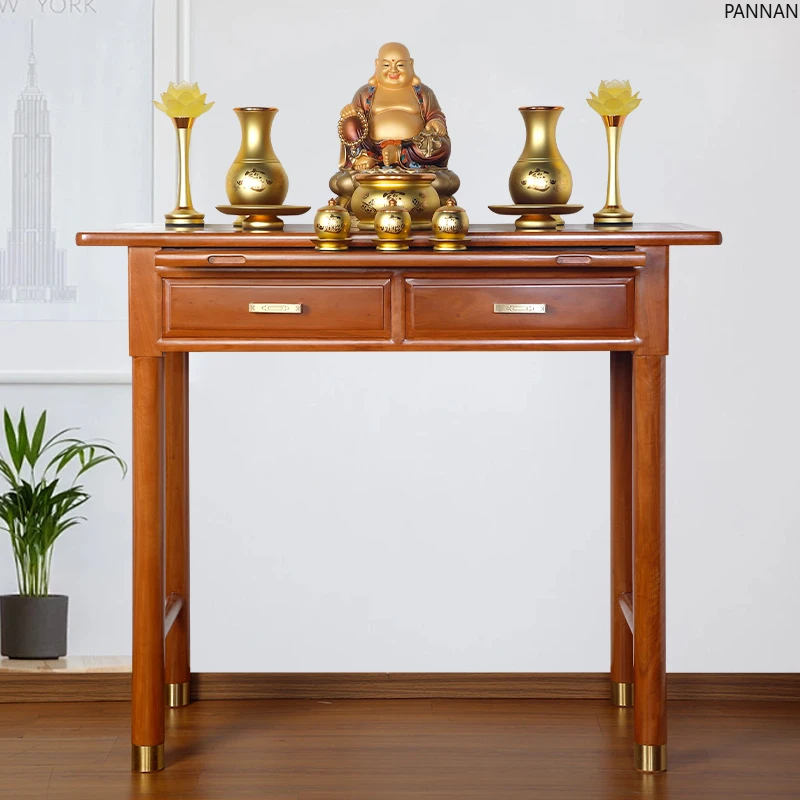 Huali solid wood offering table incense table household offering Guan Gong God of Wealth Guanyin Buddhist shrine shrine
Huali solid wood offering table incense table household offering Guan Gong God of Wealth Guanyin Buddhist shrine shrine