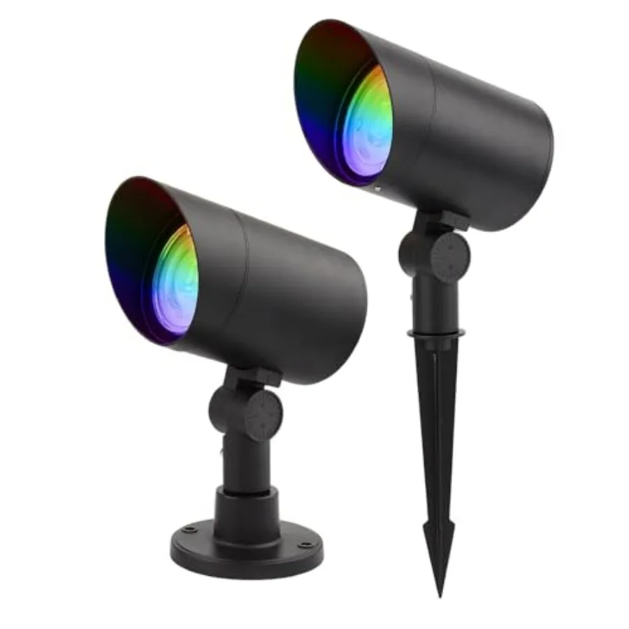 Led Landscape Outdoor Spot Light with Anti-Glare Cap - Heavy Duty Waterproof IP67 24V Accent Light Adjustable Mount, RGB Thicke
Led Landscape Outdoor Spot Light with Anti-Glare Cap - Heavy Duty Waterproof IP67 24V Accent Light Adjustable Mount, RGB Thicke