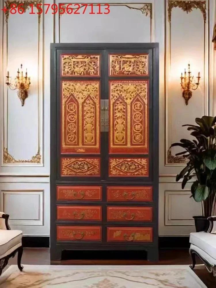 Ming and Qing antique old furniture solid wood locker storage paint
Ming and Qing antique old furniture solid wood locker storage paint