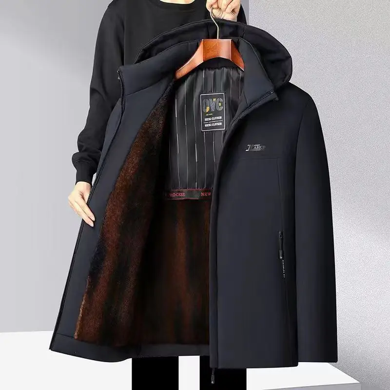 High-End Men's Gold Mink Parka Coat Dad Sle Mid-Late Age Outerwear Windproof Cotton Jaet Long Sle Slim Fit Summer Colle...
High-End Men's Gold Mink Parka Coat Dad Sle Mid-Late Age Outerwear Windproof Cotton Jaet Long Sle Slim Fit Summer Colle...