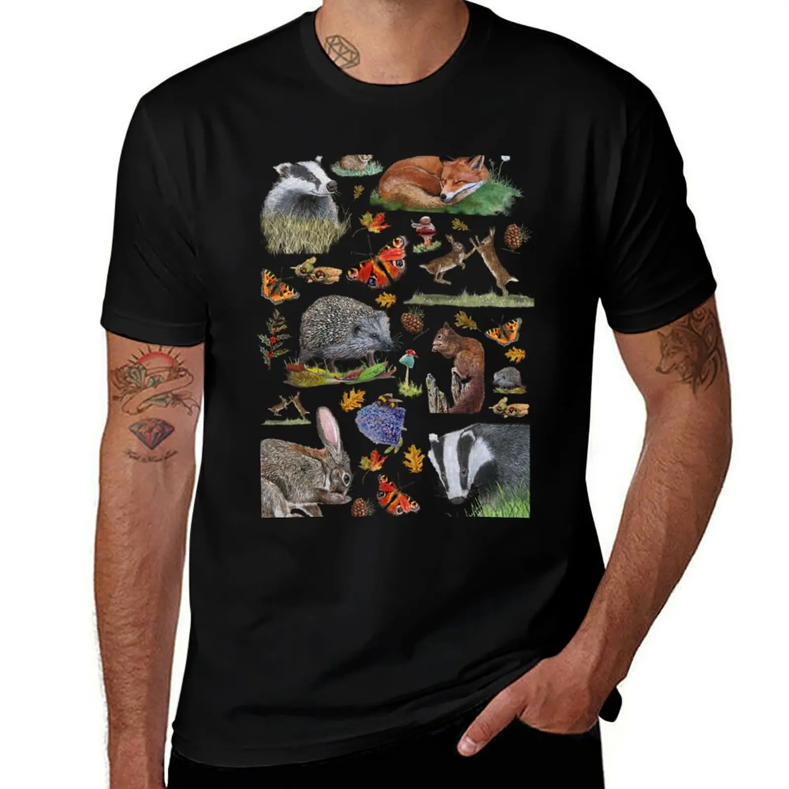 British Wildlife Montage T-Shirt plus size tops anime tshirt topping t shirt men 100℅ cotton
British Wildlife Montage T-Shirt plus size tops anime tshirt topping t shirt men 100℅ cotton