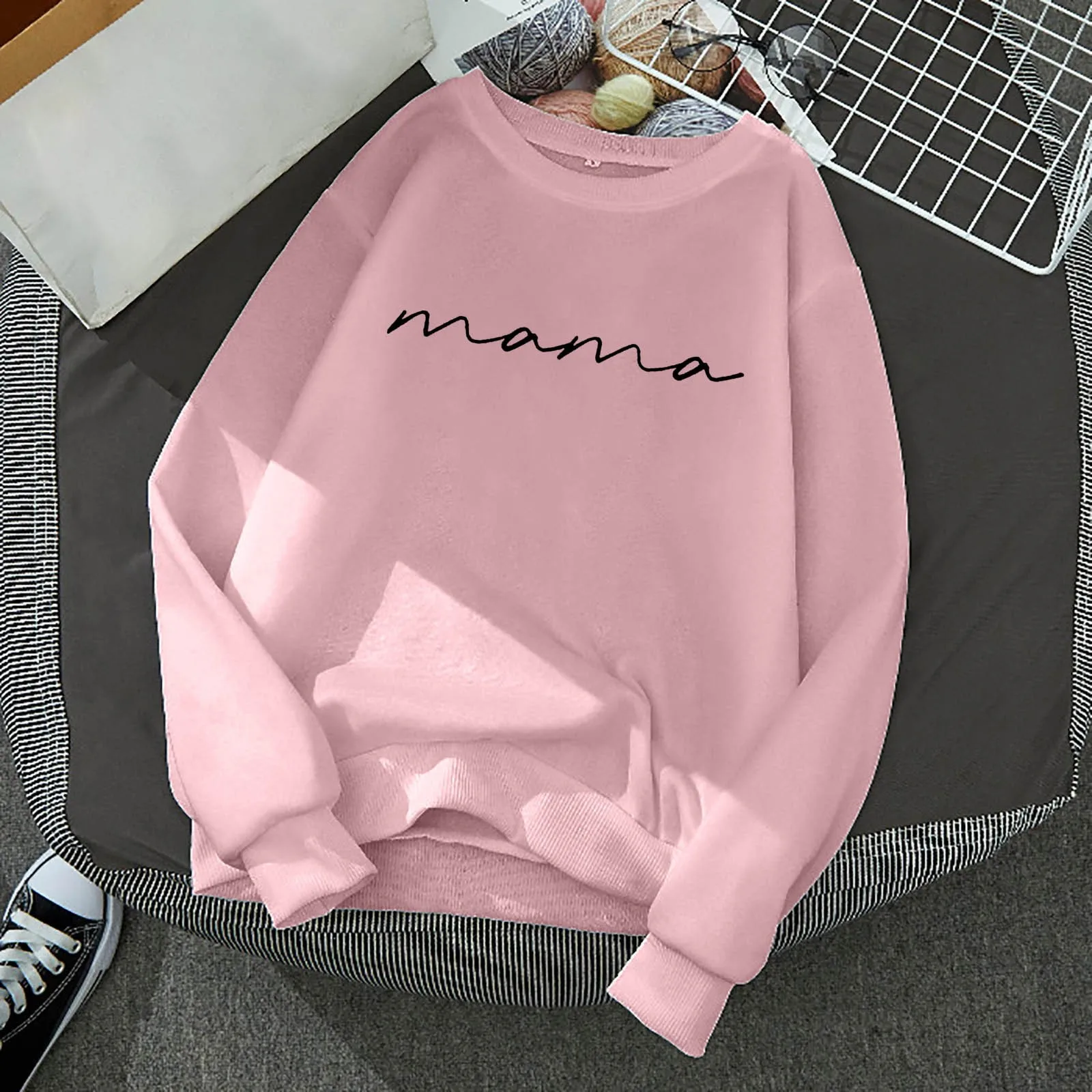 2024 New Women'S Beautiful Simple Pullover Round Neck Long Sleeve Letter Print Loose Comfortable Hoodie Street Casual Hoodie
2024 New Women'S Beautiful Simple Pullover Round Neck Long Sleeve Letter Print Loose Comfortable Hoodie Street Casual Hoodie