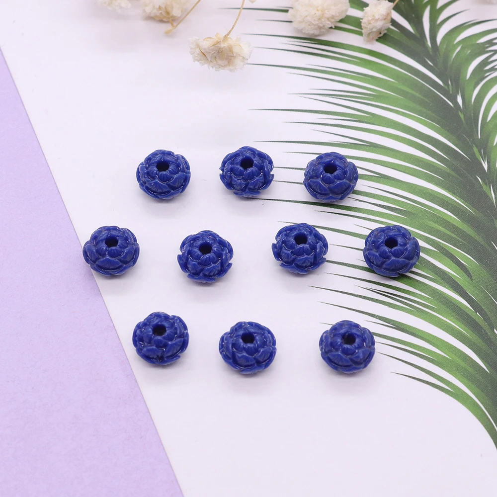 Romantic and Stylish Colorful Dyed Synthetic Coral Carved Rose-shaped Straight-hole Loose Beads DIY Material Necklaces Jewelry
Romantic and Stylish Colorful Dyed Synthetic Coral Carved Rose-shaped Straight-hole Loose Beads DIY Material Necklaces Jewelry