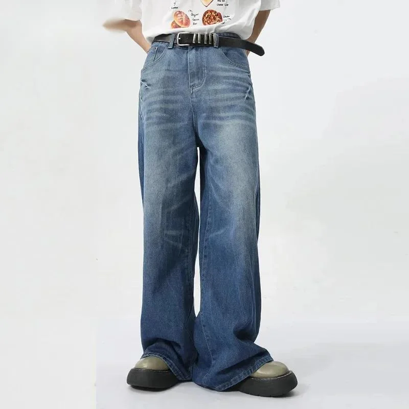 New Fashion Men's Jeans Spring Summer American Style Lightning Pattern Washed Straight Loose Wide Leg Denim Pants 9CL1W9
New Fashion Men's Jeans Spring Summer American Style Lightning Pattern Washed Straight Loose Wide Leg Denim Pants 9CL1W9