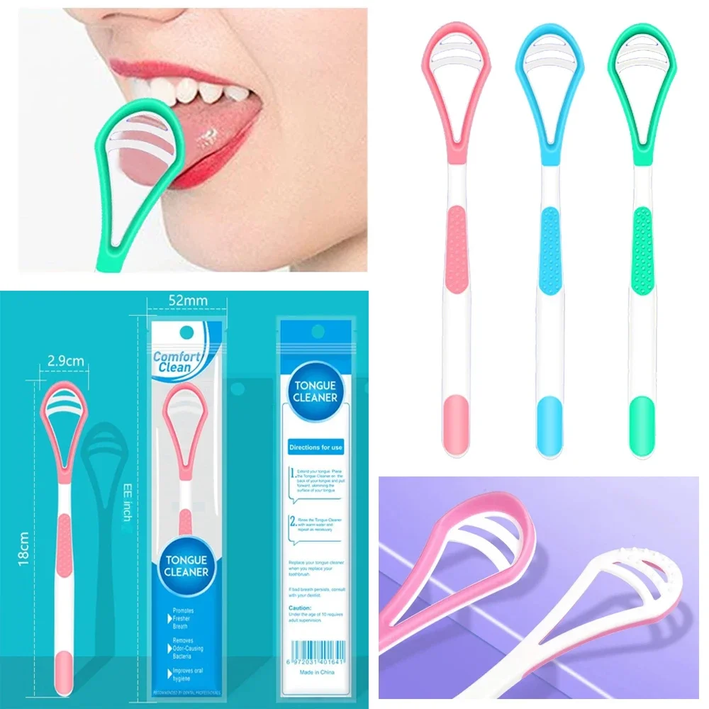 Tongue Scraper Cleaners Reusable Oral Health Cleaning Brush Hygiene Care Toothbrush Mouth Fresh Scraping Oral Care Brush
Tongue Scraper Cleaners Reusable Oral Health Cleaning Brush Hygiene Care Toothbrush Mouth Fresh Scraping Oral Care Brush