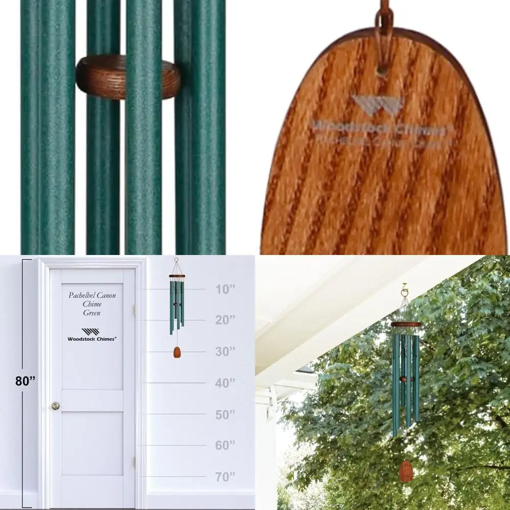 32 зеленых садовых колокольчиков, мелодия Pachelbel's Canon, подарок для уличного декора
32 зеленых садовых колокольчиков, мелодия Pachelbel's Canon, подарок для уличного декора