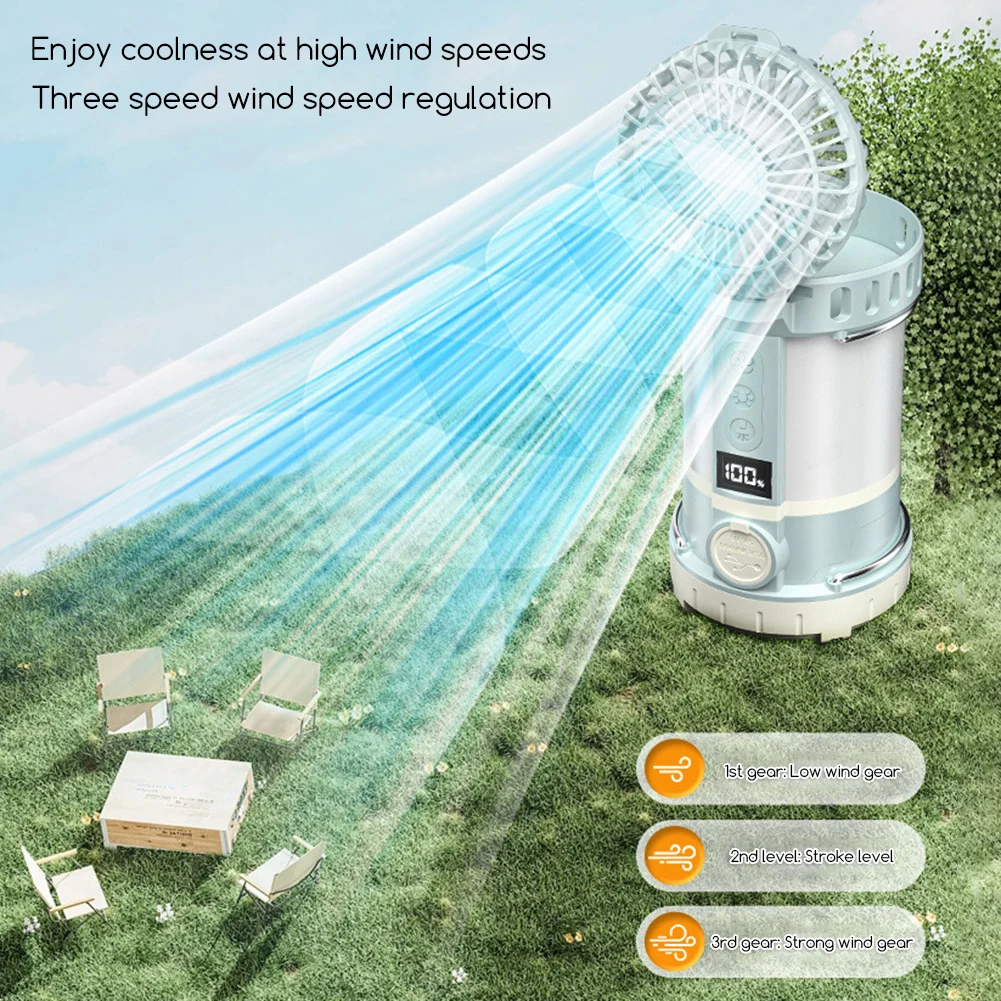 Multifunctional Camping Fan Light USB Rechargeable Emergency Hanging Lights For Hiking Power Outages
Multifunctional Camping Fan Light USB Rechargeable Emergency Hanging Lights For Hiking Power Outages