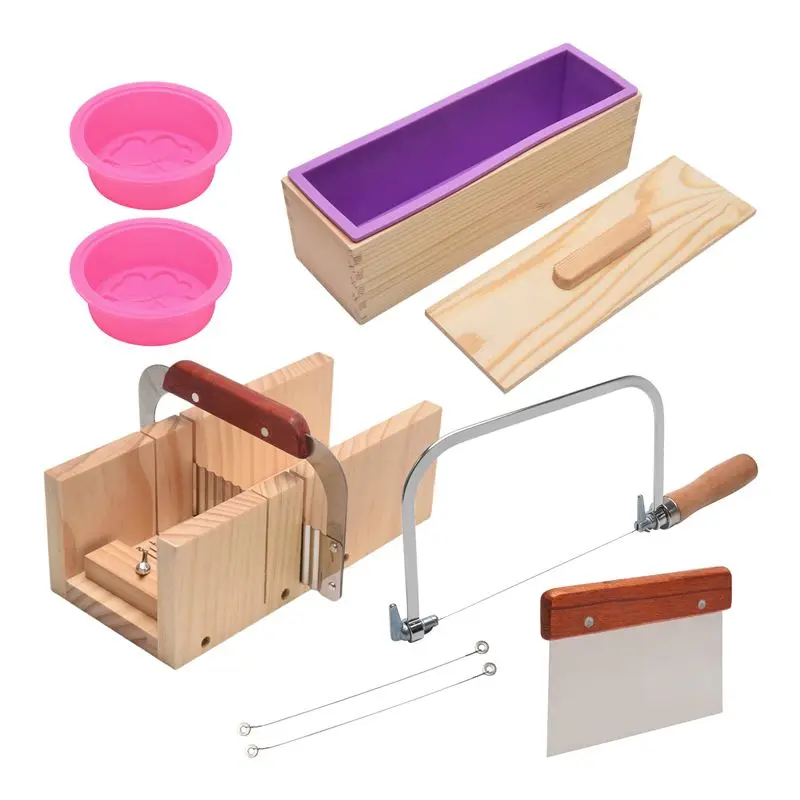 AT84-9PCS Silicone Soap Molds Kit,Rectangular Wooden Silicone Soap Mold Cutter Slicerhandmade Soap DIY For Soap Cake Making
AT84-9PCS Silicone Soap Molds Kit,Rectangular Wooden Silicone Soap Mold Cutter Slicerhandmade Soap DIY For Soap Cake Making