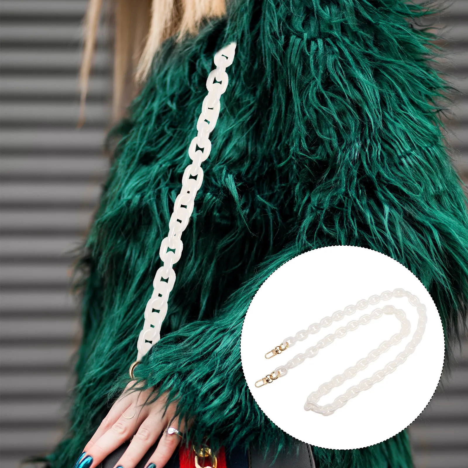 Сменный ремень для сумки из полимерной смолы, белый, с двойными пряжками, совместимый с сумками-тоутами, наплечными сумками, клатчами, для декора
Сменный ремень для сумки из полимерной смолы, белый, с двойными пряжками, совместимый с сумками-тоутами, наплечными сумками, клатчами, для декора