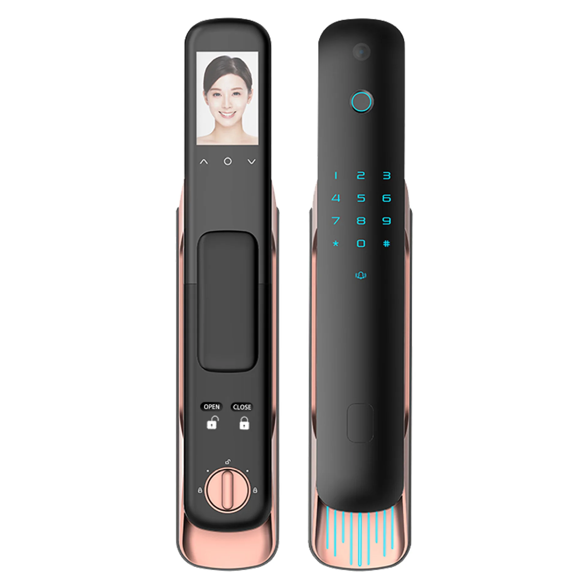 Smart fingerprint lock Home entrance door Face password lock Video intercom Smart security electronic lock
Smart fingerprint lock Home entrance door Face password lock Video intercom Smart security electronic lock