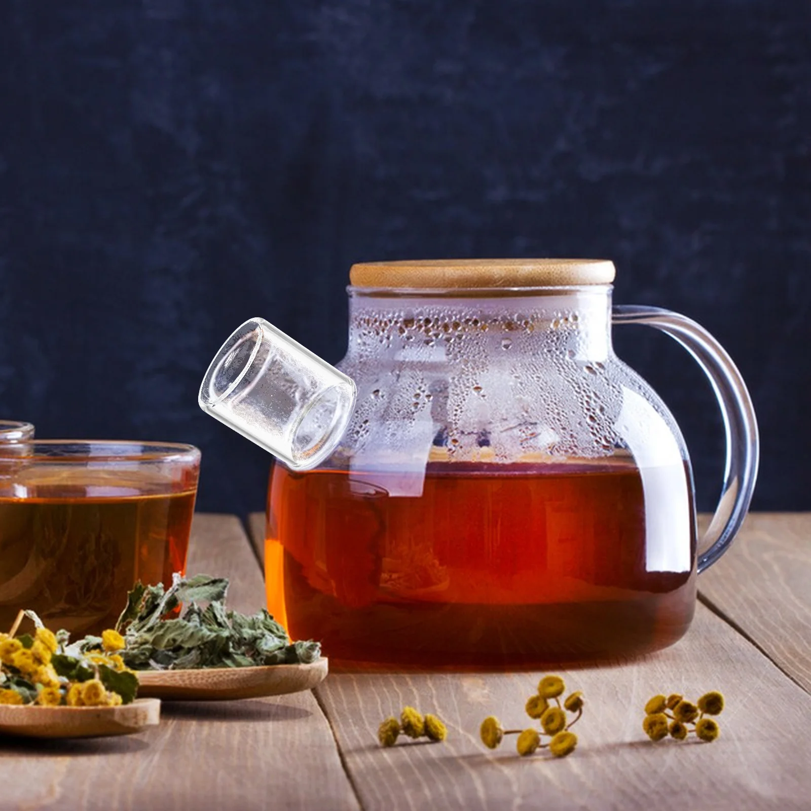 High Borosilicate Borosilicate Glass Heat Resistant Teapot Spout Cover Dustproof Cap Kettle Stopper Fit Coffee Pot Tea Kettle
High Borosilicate Borosilicate Glass Heat Resistant Teapot Spout Cover Dustproof Cap Kettle Stopper Fit Coffee Pot Tea Kettle